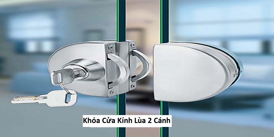 Khóa Cửa Kính Lùa 2 Cánh