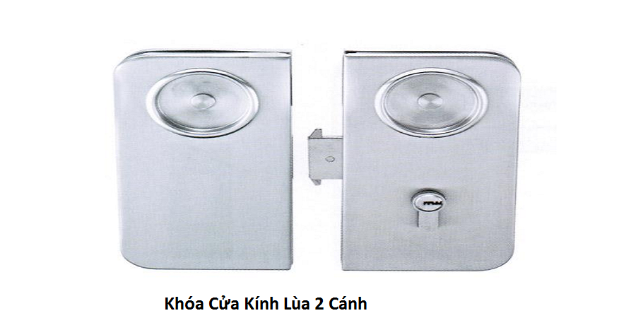 Khóa Cửa Kính Lùa 2 Cánh