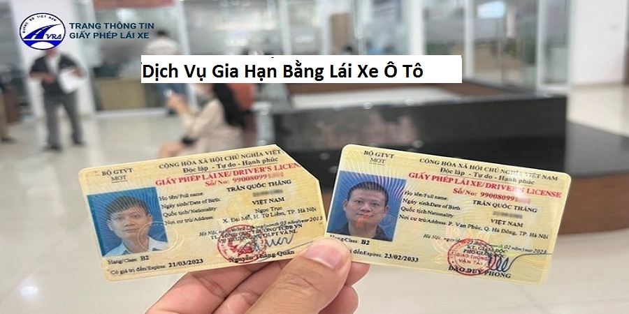 Dịch Vụ Gia Hạn Bằng Lái Xe Ô Tô